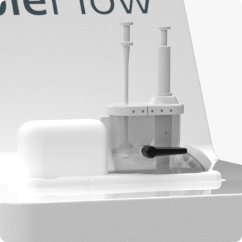 Simpleflow utilizes bulk lateral ultrasound (BLU) - Mobile